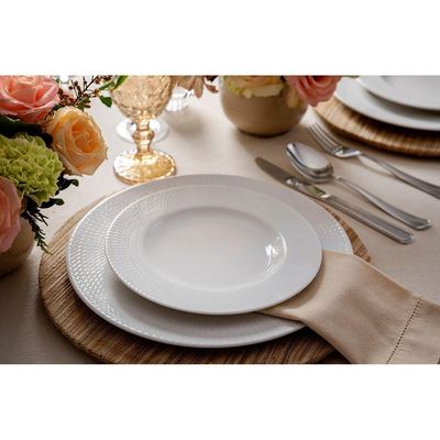Aparelho De Jantar Tramontina Mesh Em Porcelana Decorada 20 Peças