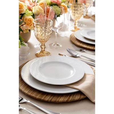 Aparelho De Jantar Tramontina Mesh Em Porcelana Decorada 20 Peças
