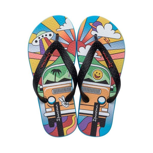 Sandália Ipanema Temas Infantil Azul Preto e Amarelo 29/30 Sandália Ipanema Temas Infantil Azul Preto e Amarelo 29/30