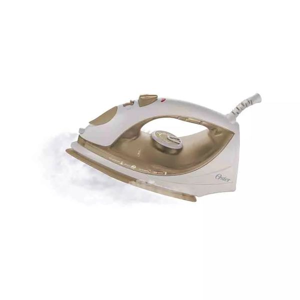 Ferro de Passar Roupa a Vapor Oster GCSTSP5907 Branco/Dourado - 220V Ferro de Passar Roupa a Vapor Oster GCSTSP5907 Branco/Dourado - 220V
