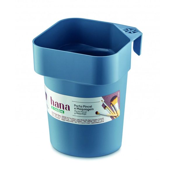 Organizador Porta Pincel e Maquiagem Ordene de Plástico Azul Organizador Porta Pincel e Maquiagem Ordene de Plástico Azul