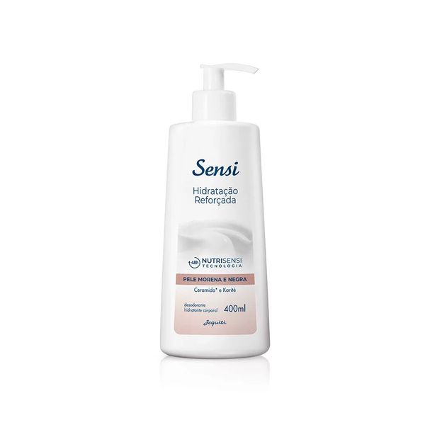Desodorant Hidratante Corporal Jequiti Sensi Pele Morena e Negra 400ml