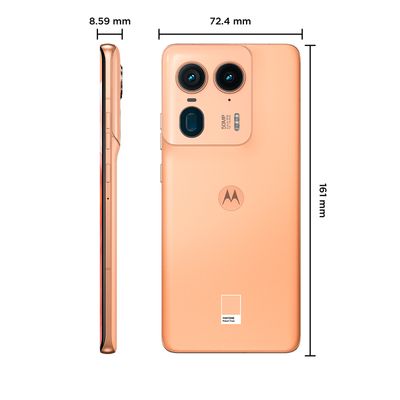Smartphone Motorola Edge 50 Ultra 5G 512GB - Peach Fuzz, 24GB RAM Boost, Câmera 50MP Ultra-Pixel, Selfie 50MP e Tela 6,7