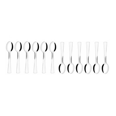 Colher de Cafe Aço Inox Talheres Restaurante Buffet 12un Toronto