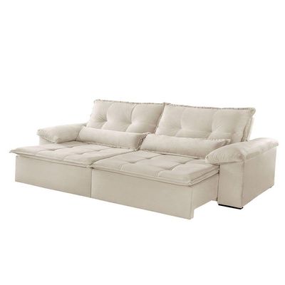 Sofá Parma Linho 02 Módulos De 90cm B25cm Meu Sofá Online A302 Linho Branco