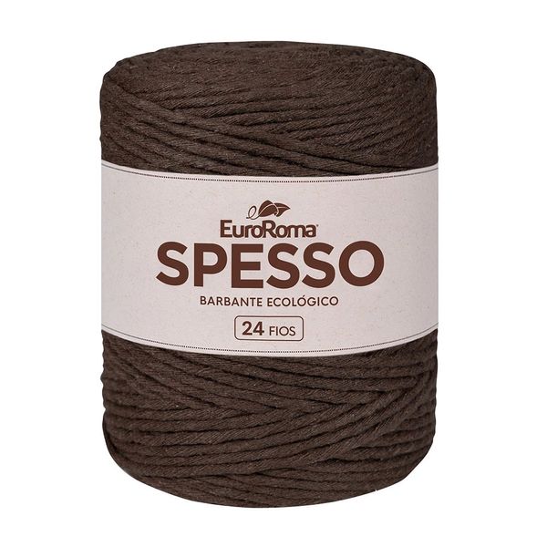 Barbante Spesso Euroroma 4/24 254m Marrom 1Kg Barbante Spesso Euroroma 4/24 254m Marrom 1Kg