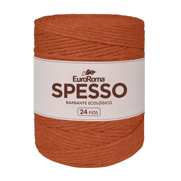 Barbante Spesso Euroroma 4/24 254m Telha 1Kg Barbante Spesso Euroroma 4/24 254m Telha 1Kg