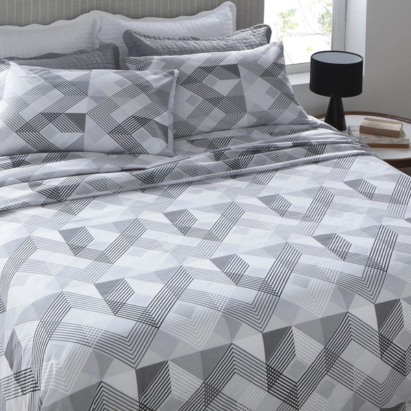 Jogo de Cama Solteiro Attuale 150 Fios 100% Algodão 3 Peças - Item Sortido