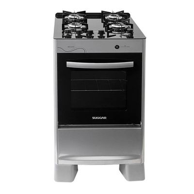 Fogão Suggar Neo Glass 4 Bocas Prix FGVNG410PRIX Inox Bivolt