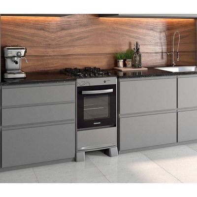 Fogão Suggar Neo Glass 4 Bocas Prix FGVNG410PRIX Inox Bivolt