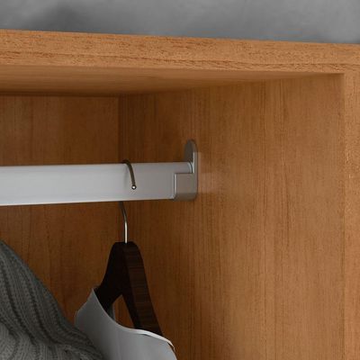 Guarda-roupas Casal Alonzo 6 Portas 4 Gavetas Sem Espelho 100% Mdf Com Pés - Lopas