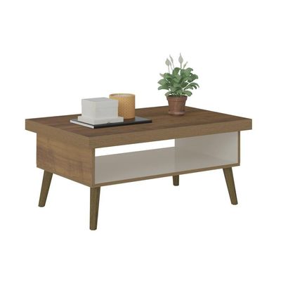 Mesa De Centro Lucca Pinho/off White Artely