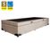 Cama Box Baú Solteiro Suede + Colchão De Espuma D33 - Sereneprime - 88cm Bege