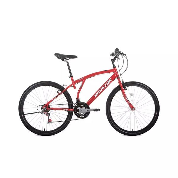 Bicicleta Houston Atlantis Mad Aro 26 com 21 Marchas Vermelha Bicicleta Houston Atlantis Mad Aro 26 com 21 Marchas Vermelha