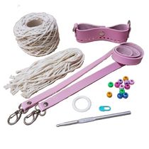 Kit Bolsa Crochê - Azul - Kits for Kids