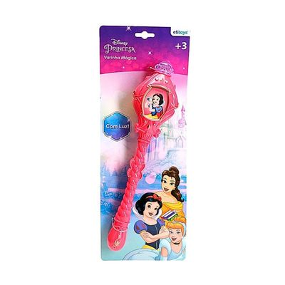 Varinha Mágica Princesas Com Luz - Etitoys