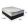 Cama Box Baú Preto E Colchão Freedom Molas Ensacadas Casal Ortobom