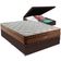 Cama Box Baú Marrom E Colchão Anjos Star Pillow In Molas Ensacadas Casal Anjos