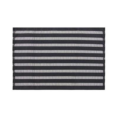 Jogo Americano Copa e Cia Trama Sintética Design Rayas Preto 30x45cm 1 Peça