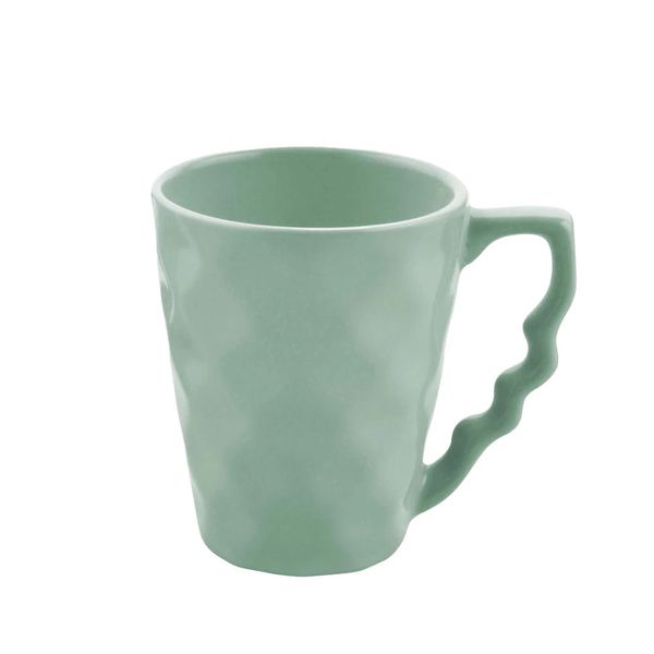 Caneca em Cerâmica Fratelli Diamond Soft Acqua 240ml Caneca em Cerâmica Fratelli Diamond Soft Acqua 240ml