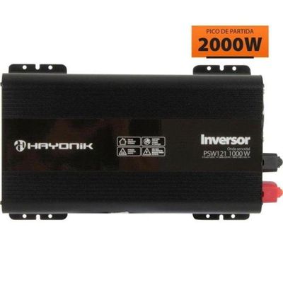 Inversor De Onda Senoidal 1000w 12vdc-220v Psw121 Hayonik