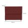 Cabeceira Cama Box King 195 Cm Geovana Suede Cor:bordô