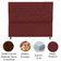 Cabeceira Cama Box King 195 Cm Geovana Suede Cor:bordô