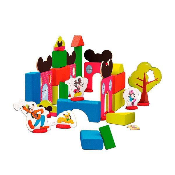 Blocos de Montar Xalingo Mickey Disney com 71 Peças