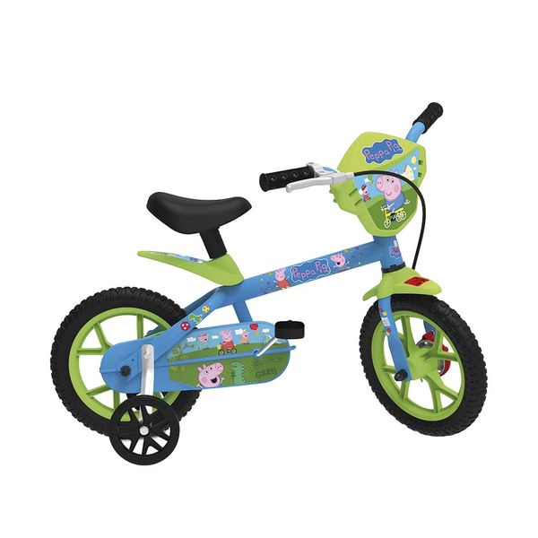 Bicicleta Bandeirante Peppa Pig George Aro 12 Bicicleta Bandeirante Peppa Pig George Aro 12