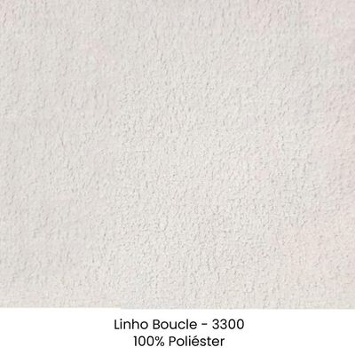 Sofa Jolie 2 Lugares 160cm Pes Boomerang Linho Boucle 3300 Ezz 3300
