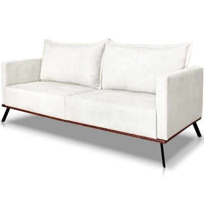 Sofa Aya 3 Lugares Para Sala De Estar 220cm Boucle 3300 Ezz 3300
