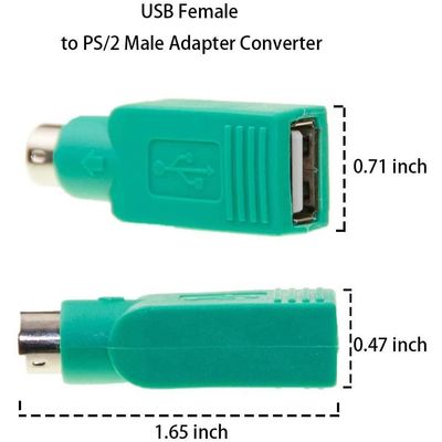 Adaptador Usb A Fêmea X Minidin Ps2 Macho Adaptador Unitário
