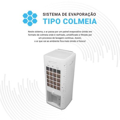 Climatizador Philco 4 em 1 PCL05A 3 Velocidades Função Timer 127V