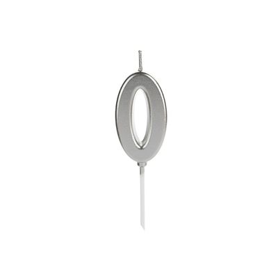 Vela Silver Pick Prata Número 0