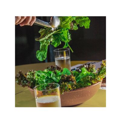 Tigela Cumbuca Saladeira Pote Bowl ECO Marrom Cerejeira 2,4L