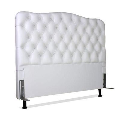Cabeceira Queen 158 - Bello Box - Dunas Sintético Branco