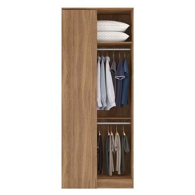 Guarda Roupa Modulado Irlanda Canto Reto Amêndola-branco - Demartêz Amêndola-branco