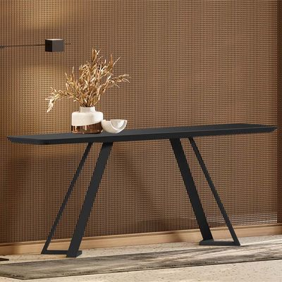 Aparador Decorativo 180cm Efron Preto - Gran Belo