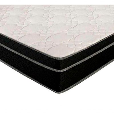 Cama Box Baú King 193 Bipartido Tecido Branco Com Colchão Paris De Molas Bello Box 67x193x203