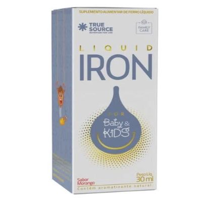 Iron (Ferro) Líquido Baby &amp; Kids True Source 30ml