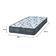 Cama Box Baú Solteiro 88 Tecido Branco Com Colchão Alegro Bello Box D28 Cinza 58x88x188
