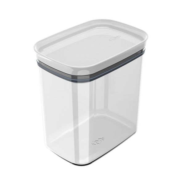 Pote Martiplast Block em Plástico Hermético Retangular Branco 450ml Pote Martiplast Block em Plástico Hermético Retangular Branco 450ml