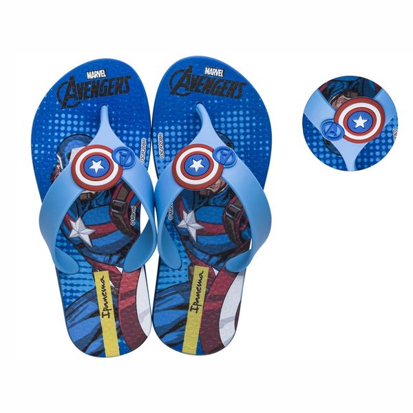 Chinelo Ipanema Infantil Avengers Infinity Capitão América 29/30 Chinelo Ipanema Infantil Avengers Infinity Capitão América 29/30