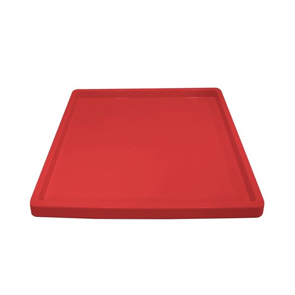 Bandeja Quadrada Produfest Vermelha 30cm