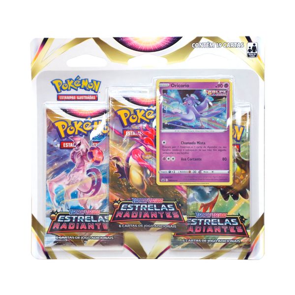 Blister Copag Triplo Pokémon - Item Sortido