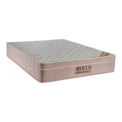 Colchão Casal Molas Masterpocket Ensacadas Super Airtech Spring Ortopillow (138x188x25) - Ortobom