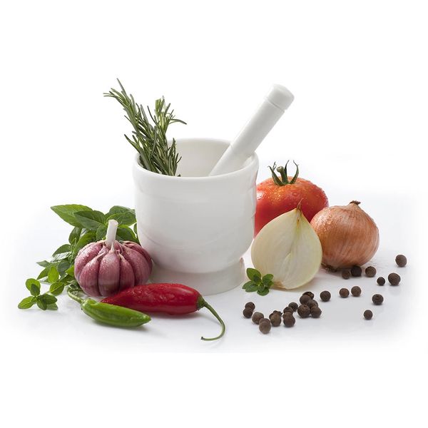 Pilão com Socador Multiuso Paramount Branco