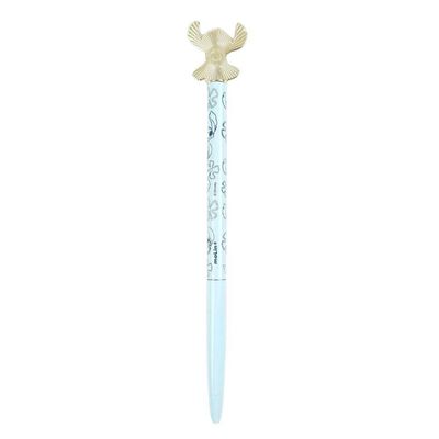 Caneta Metálica Escrita Média Preta 1.0mm Disney Stitch Molin