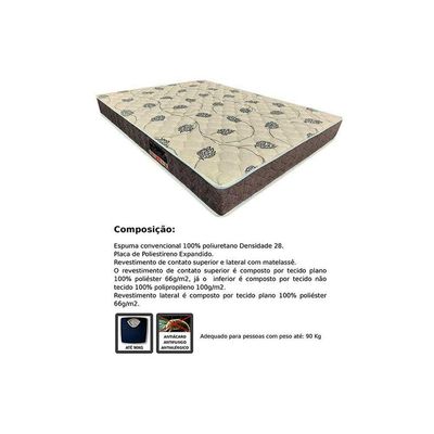Colchão King Anatômico D28 - Livorno (193x203x24) - Orthoflex
