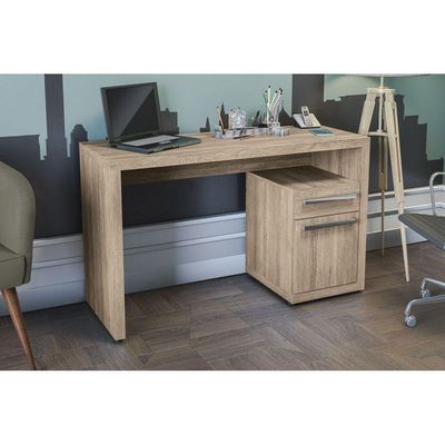 Mesa Computador Escrivaninha S970 Com 1 Porta E 1 Gaveta Branco Kappesberg